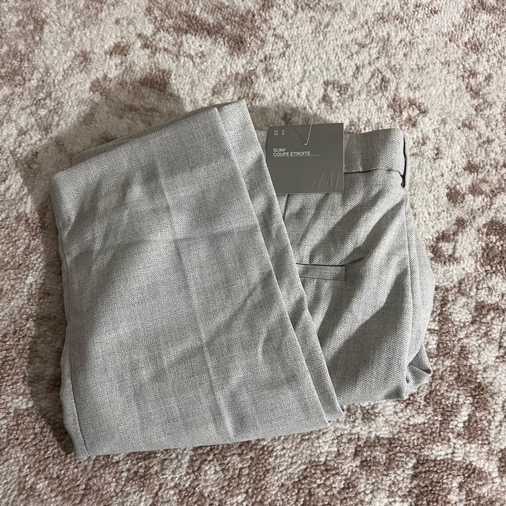 Grey dress pants